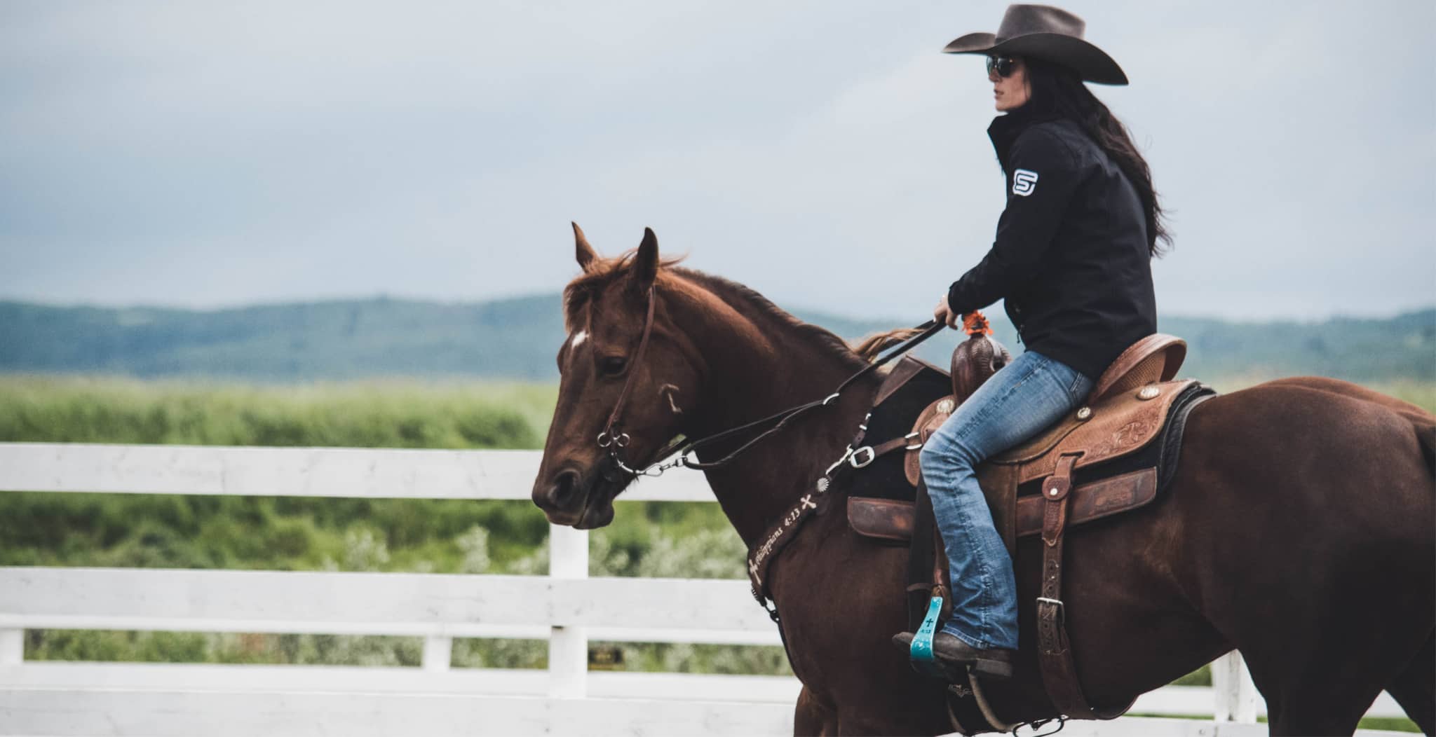 Amara Finnerty is a professional barrel racer who competes at the highest level in Canada with her horse Dragon.