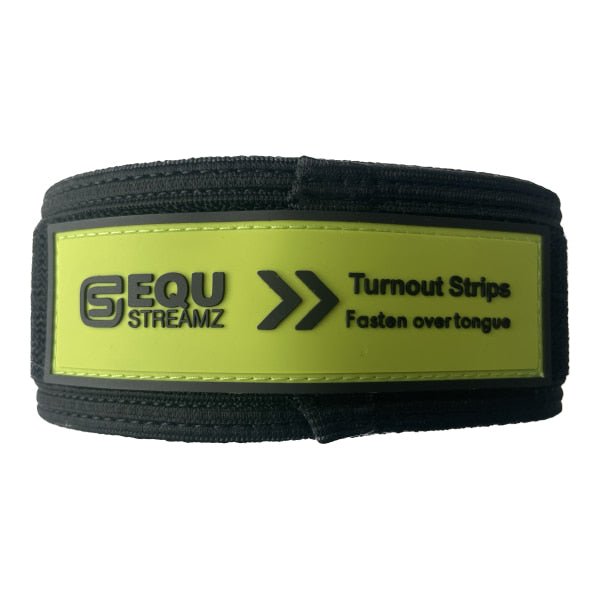 EQU StreamZ Turnout Strips Badges shown on EQU StreamZ band